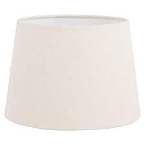 Upgradelights 7 Inch Eggshell Linen European Barrel Clip on Chandelier Lampshade