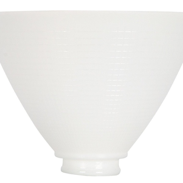 White Opal Glass 6 Inch Globe Reflector Table Lampshade Replacement