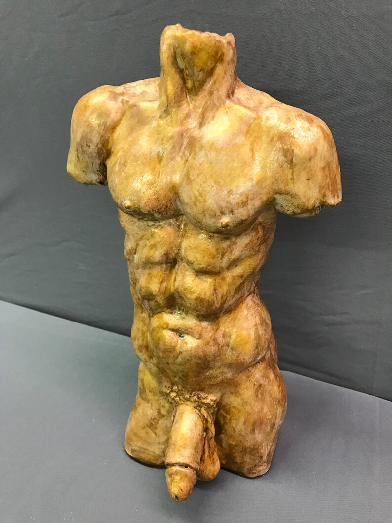 Grande pene muscolo attraente maschio