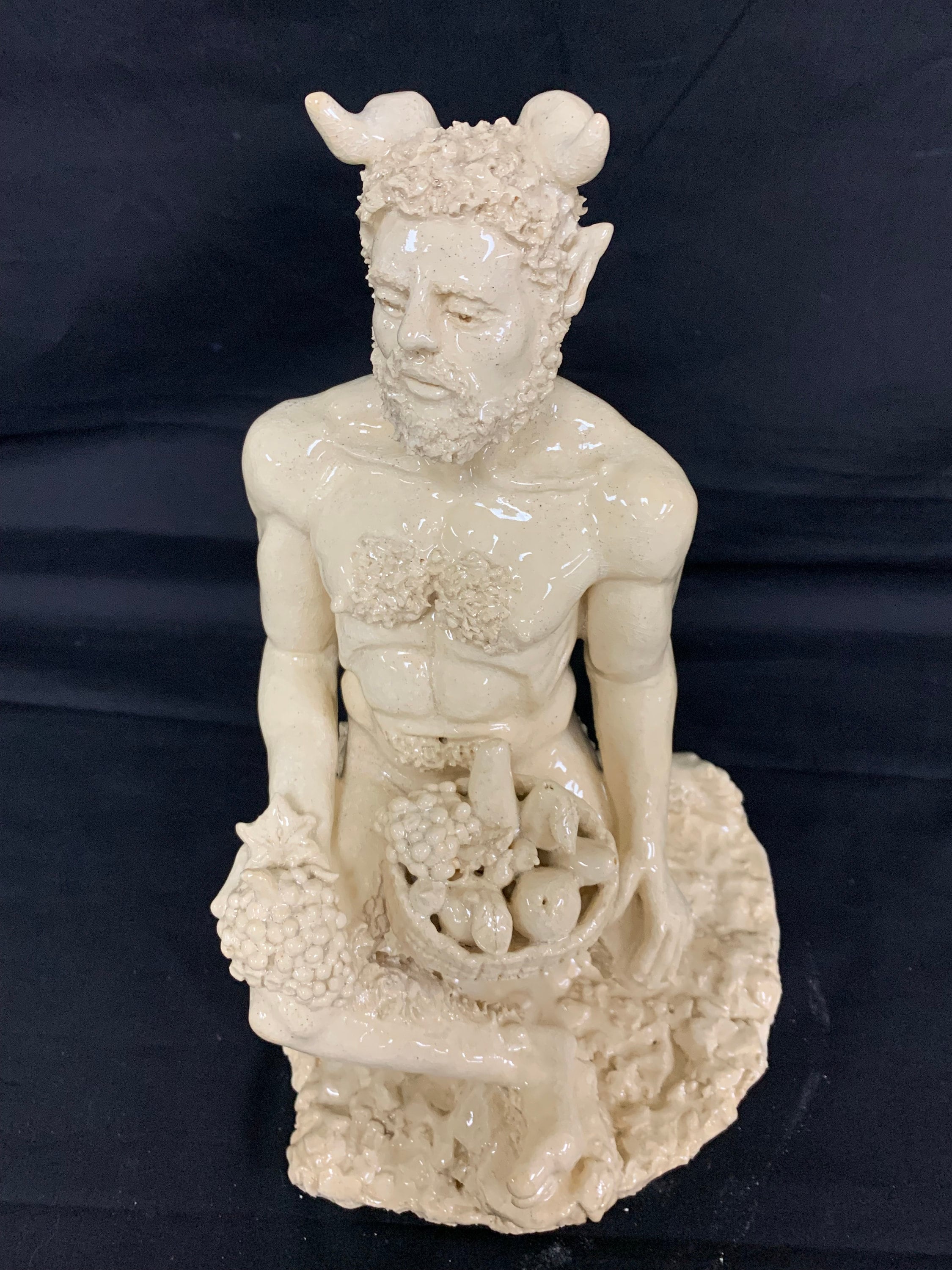 Satyr With Fruit Basket / Naked Attractive Satyr With Large Etsy