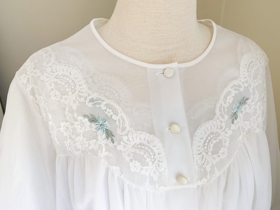 Vintage 1950s Wedding Lingerie | 1950s Sheer Peig… - image 6