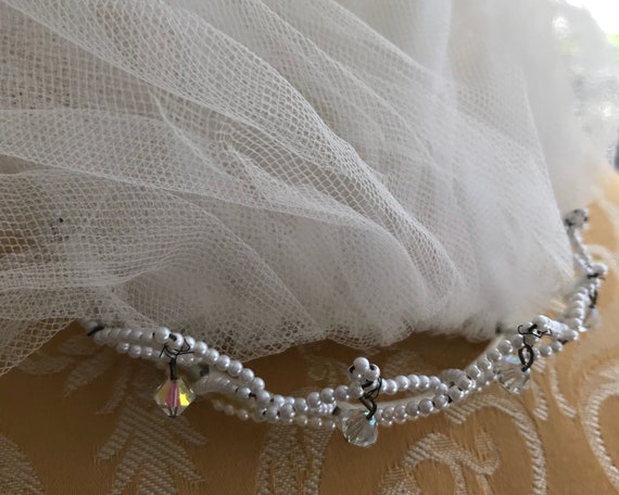 1950s Vintage Bridal Tiara | Vintage BrIdal Crown… - image 6
