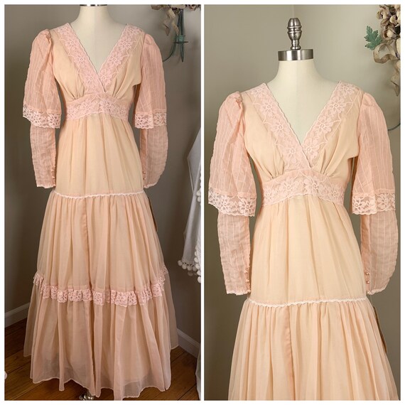 Vintage Gunne Sax by Jessica Maxi Dress | Peachy P