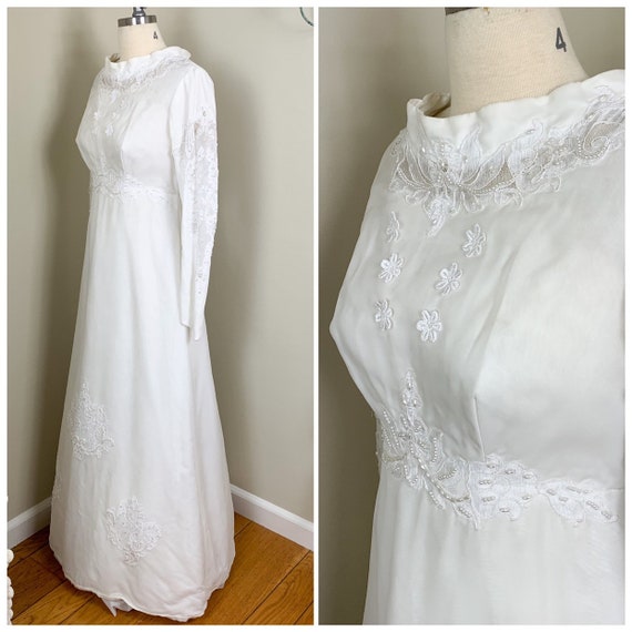 1960s Custom-Made Vintage Wedding Dress / 1960s W… - image 9