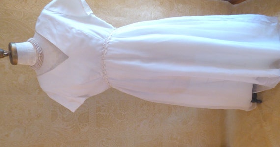 1970s Boho Chic Floor Length Wedding Dress / Vint… - image 3