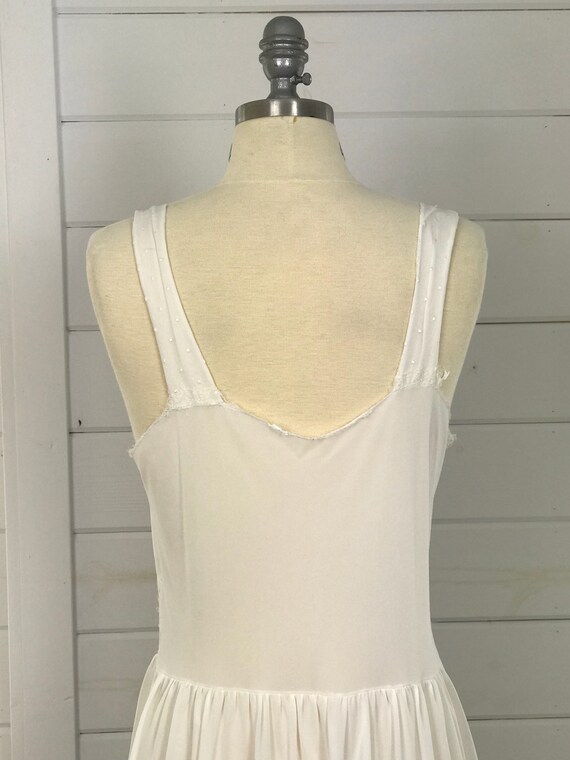 1950s Vintage Lace Slip / Vintage Bridal Lingerie… - image 9