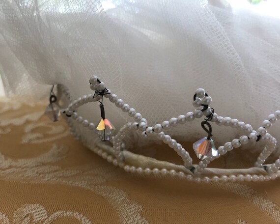 1950s Vintage Bridal Tiara | Vintage BrIdal Crown… - image 4