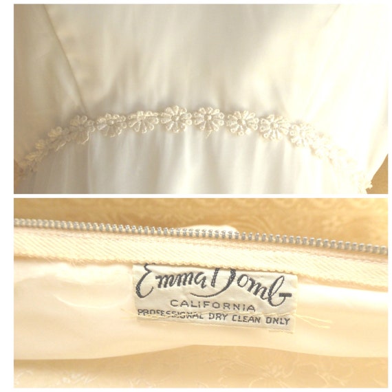 1970s Boho Chic Floor Length Wedding Dress / Vinta