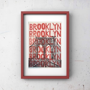 Brooklyn Bridge Druck