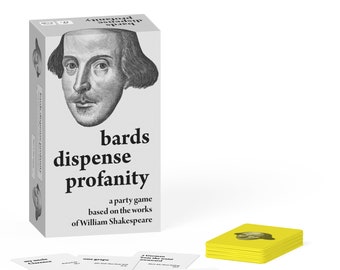 Bards Dispense Profanity: a Shakespeare party game