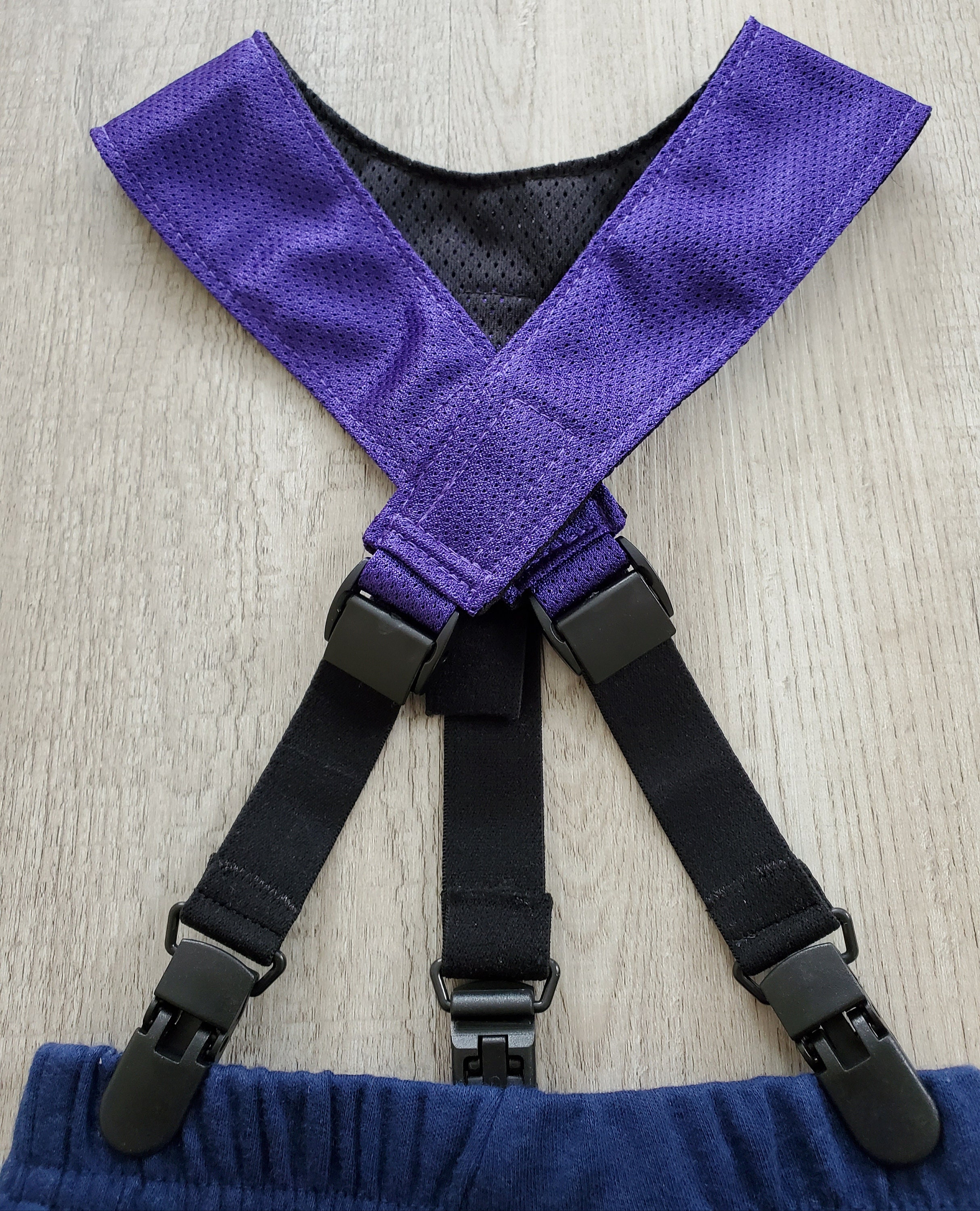Fitted Basic Dog Suspenders Purple. Made Following Dog Etsy