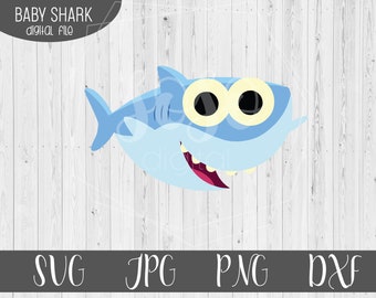 Download Baby shark svg | Etsy