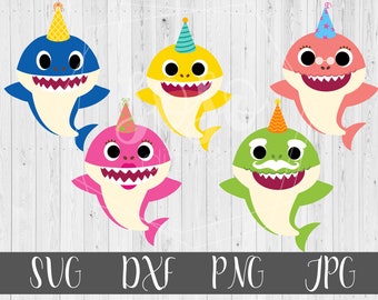 Free Free 321 Baby Shark Birthday Family Svg SVG PNG EPS DXF File