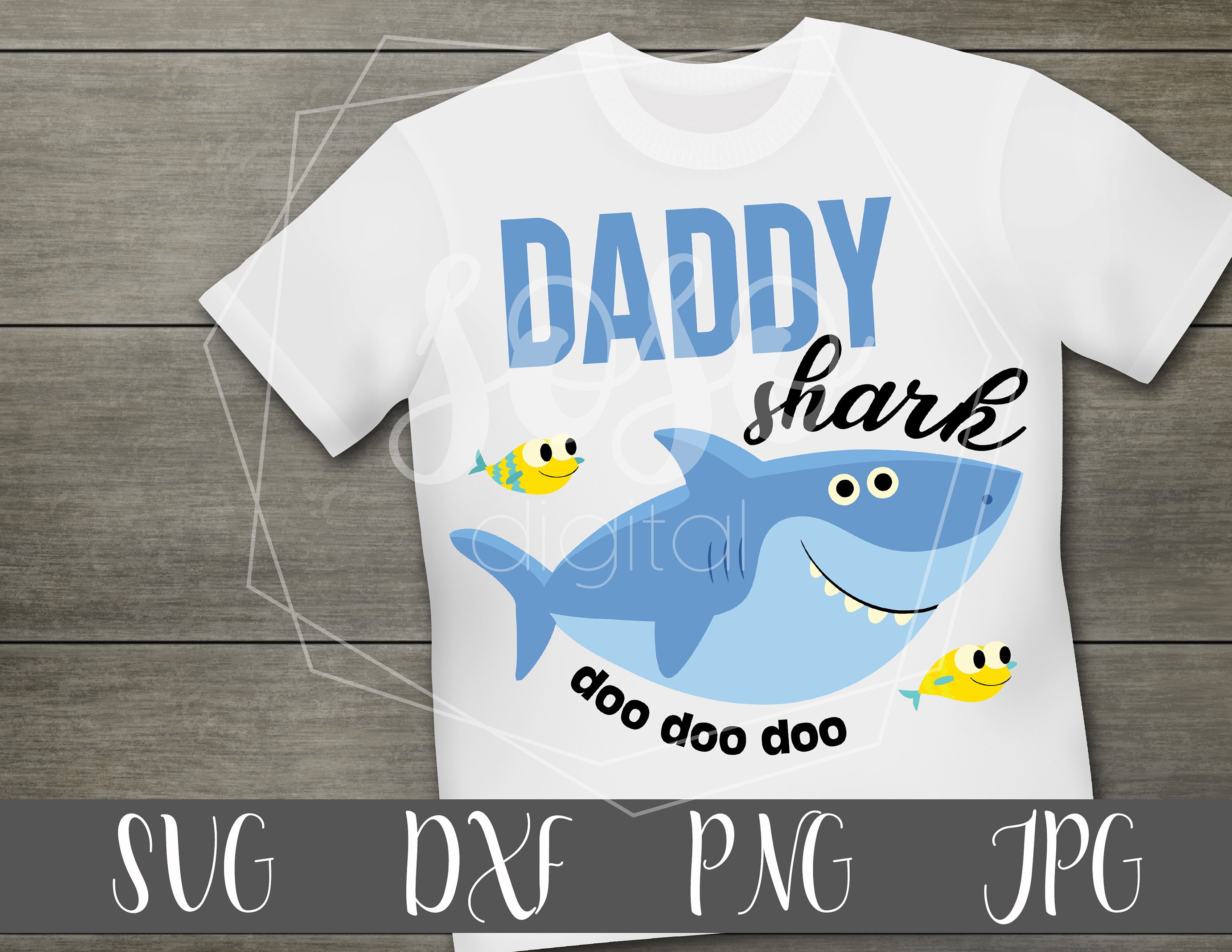 Free Free 325 Baby Shark Daddy Shark Svg SVG PNG EPS DXF File