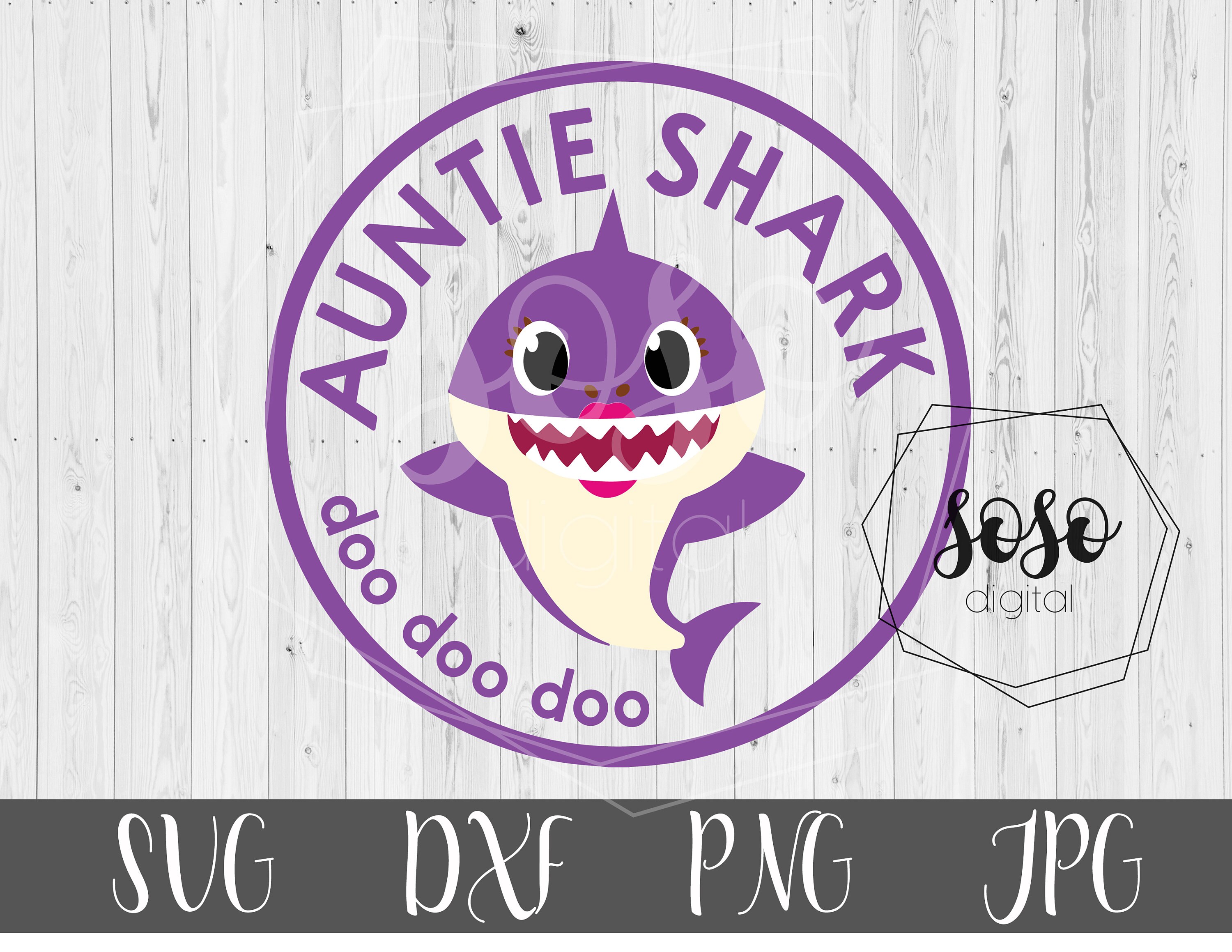 Free Free 83 Auntie Shark Svg SVG PNG EPS DXF File