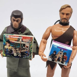 1:12 Mego Planet of the Apes Fan Art 1/12 Scale Miniature Box FORTRESS + TREEHOUSE Figure Playset Mini Display (EMPTY)