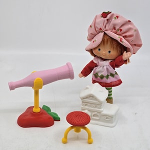 Strawberry Shortcake 3D Print Attic TELESCOPE or STOOL or Mini Berry Happy Home Retro Mini Dollhouse Replacement