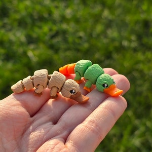 1:12 Scale Platypus 3D Print Articulated Green & Yellow Perry or Brown Printed 3-D Figure Great for Miniature Mini Displays