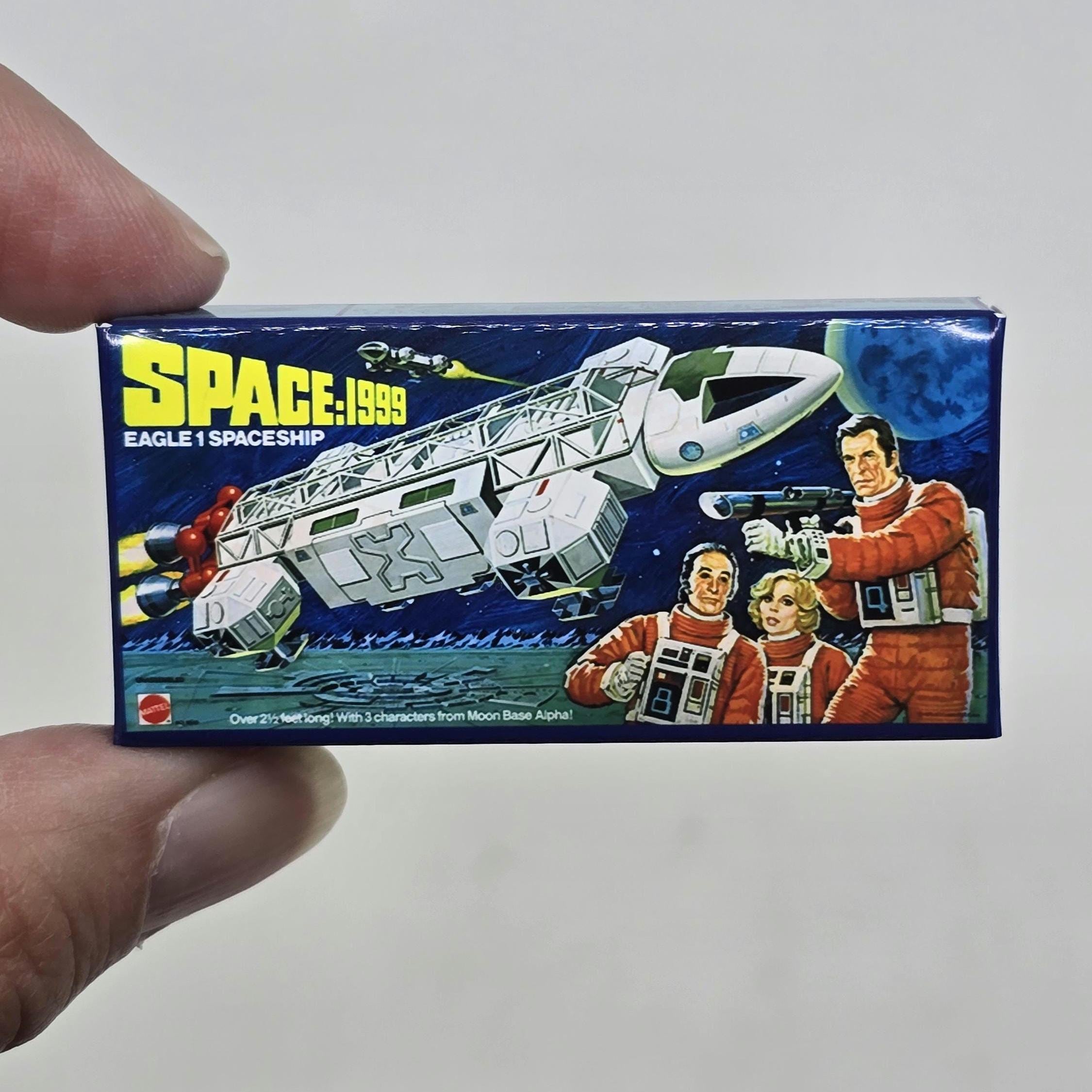 Mini 1:12 Scale EAGLE 1 SPACESHIP Space 1999 Box 1/12 Scale EMPTY