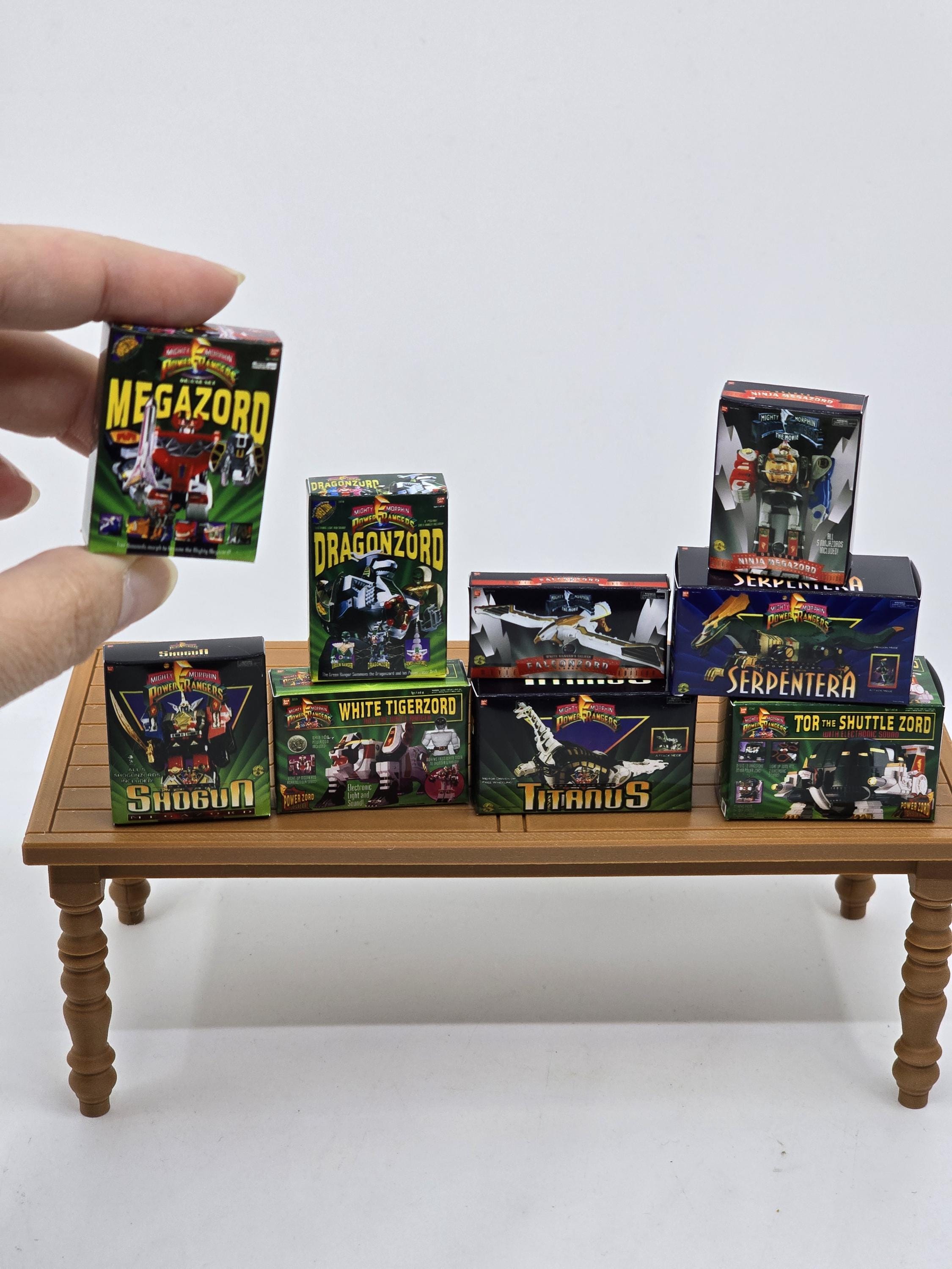 Rangeron マルチカラー フィギュア 1:12 Scale Power Rangers MMPR Empty Mini Display Box - Titanus