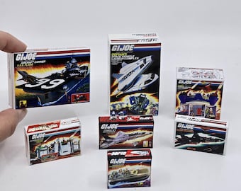 1:18 Scale Display Box G.I. Joe Custom Miniature Box Defiant Cobra