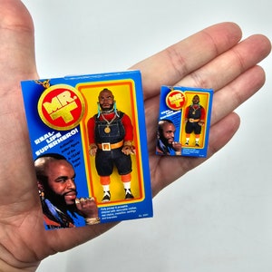 1:6 of 1/12 mini Mr.T fanart miniatuurdoos MR. T Vintage actiefiguur A teamschaaldisplay (leeg)