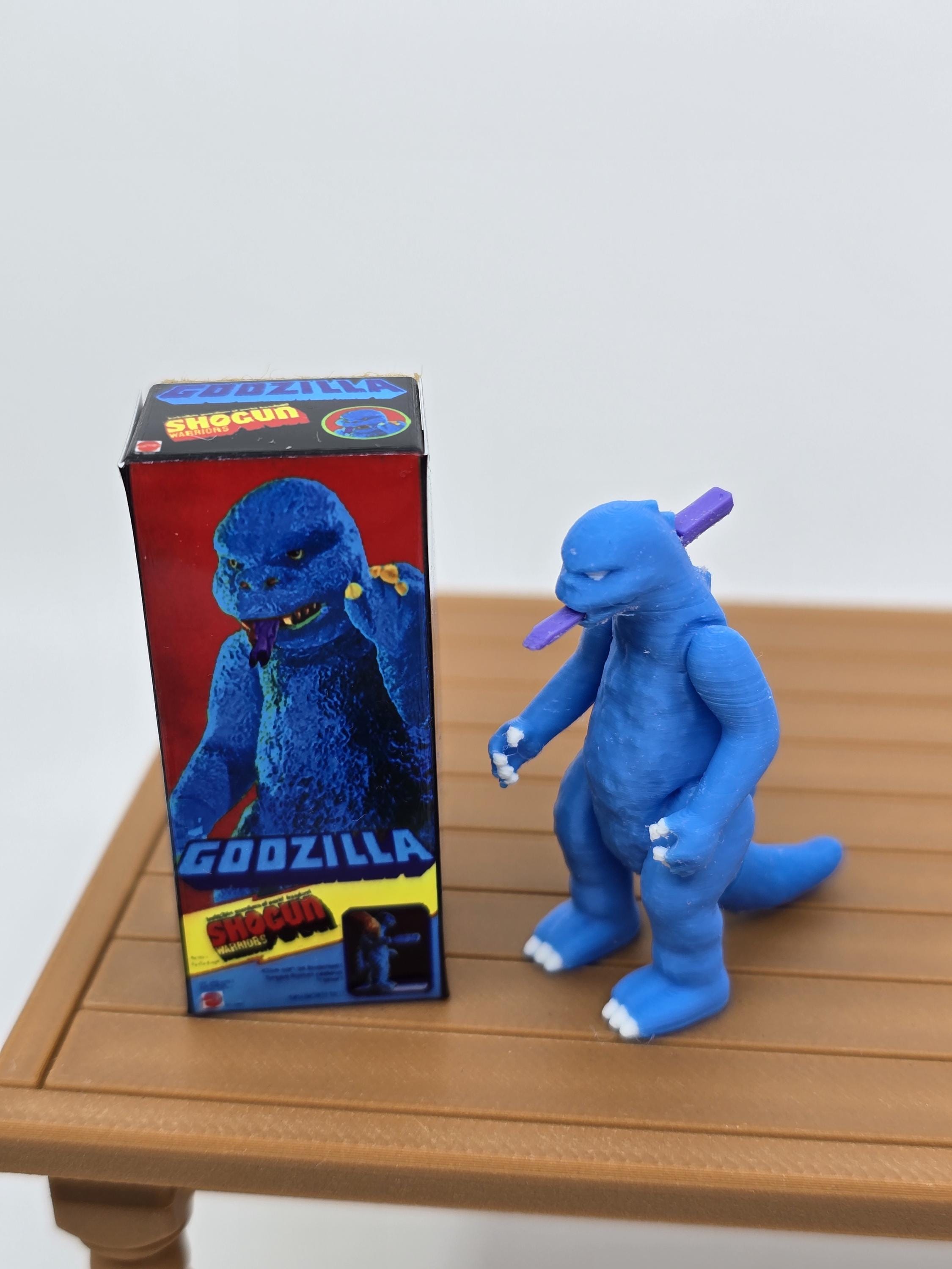 1:12 ショーグンウォリアーズ ゴジラ＆ラドン カスタム3Dプリントミニ
