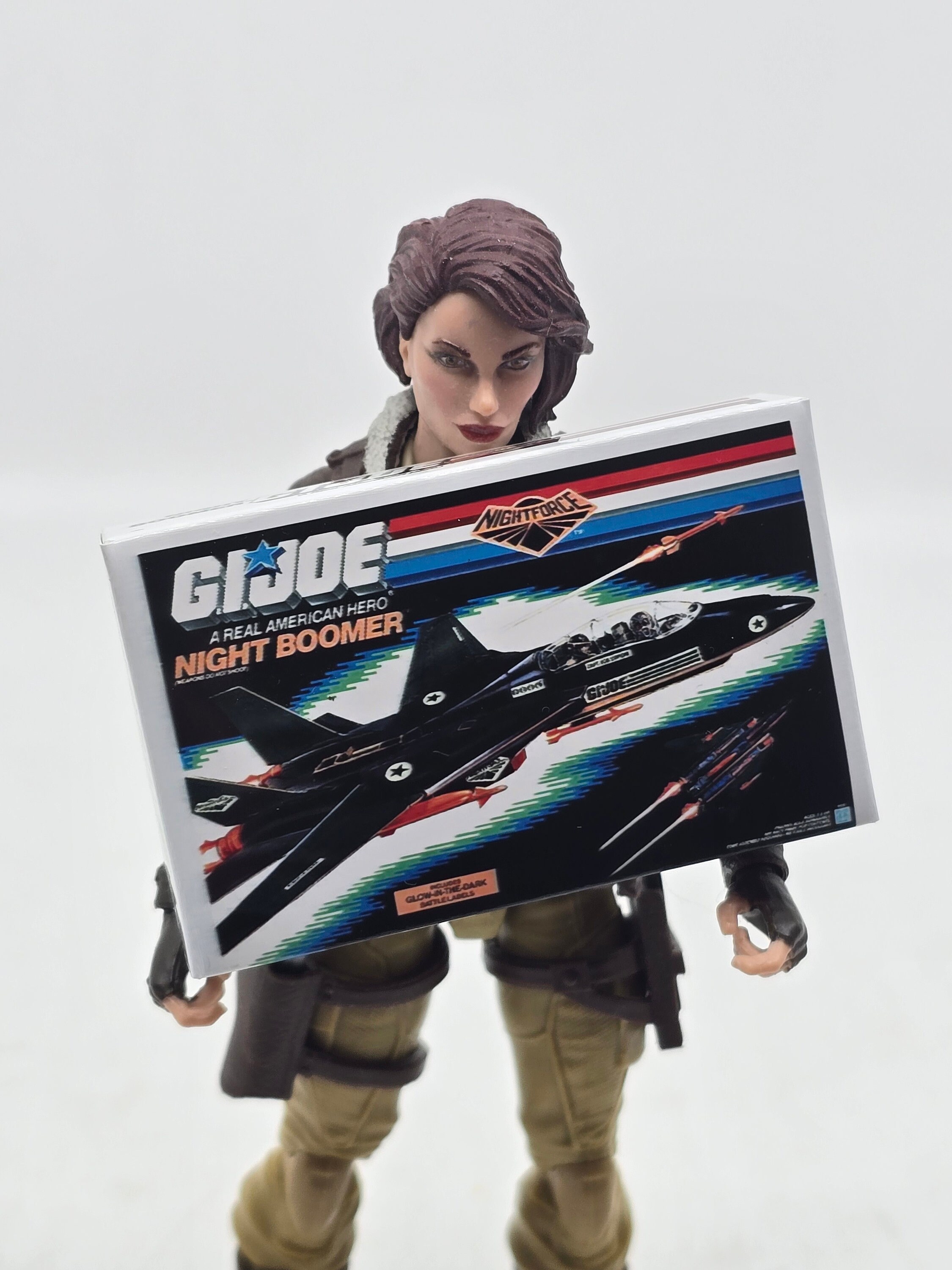 G.I. Joe Custom 1:12 Scale 3D Print Military Combat Jet With Box