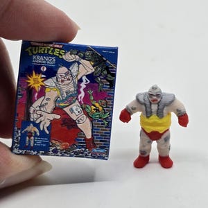 Tiny Miniature KRANG Villain Teenage Mutant Ninja Turtle Mini Figure 3-D Print TMNT 1/12 scale