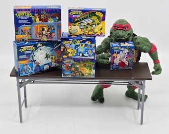 1:12 Teenage Mutant Ninja Turtles Fan Art Miniature Box Newsvan Party Wagon TECHNODROME Krang Sewer Blimp Retro 1/12 Scale T.M.N.T.