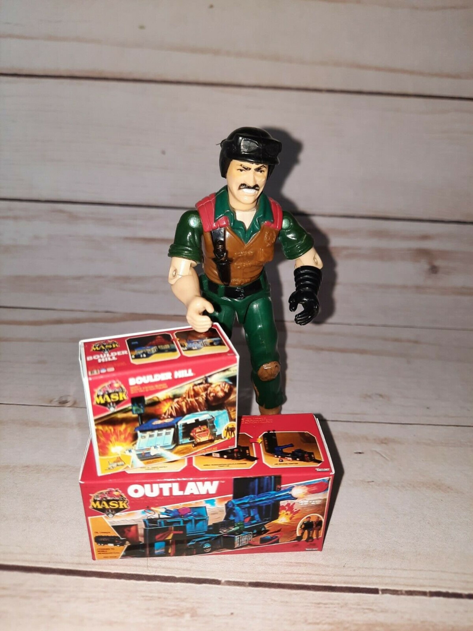 Kenner M.A.S.K. Fan Art Miniature Box OUTLAW & BOULDER HILL Etsy