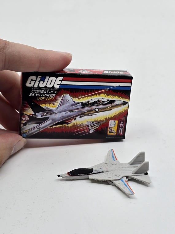 G.I. Joe Custom 1:12 Scale 3D Print Military Combat Jet With Box