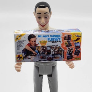 1:12 Pee-Wee's Playhouse Custom Mini Box Zestaw do zabawy Pee-Wee's Playhouse (pusty) Miniaturowe pudełko Pee-Wee Herman Skala 1/12 Bez figurki w zestawie