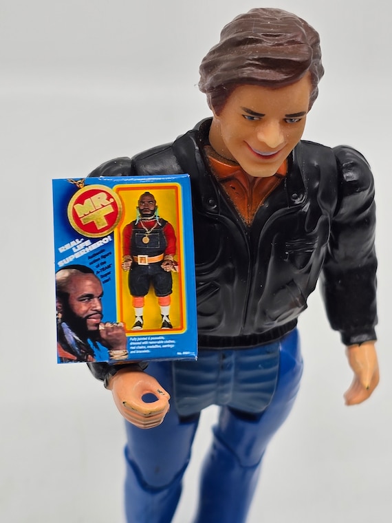 1:6 or 1/12 Mini Mr.t Fan Art Miniature Box MR. T Vintage Action