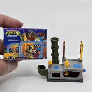 Mini 1:12 Teenage Mutant Ninja Turtles Sewer Lair Playset Stampa 3D Miniatura Scala 1/12 T.M.N.T.