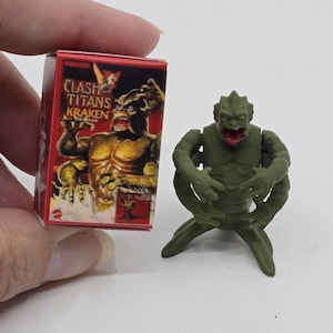 1:12 Clash of the Titans KRAKEN 1/12 Scale Miniature Box 1980 Display Monster Mini Box (empty)