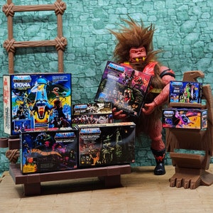 1:12 MOTU Custom Fan Art Masters Universe Miniature Box Castle Grayskull Snake Mountain Eternia Fright Zone Battle Bones Slime Pit + 1/12