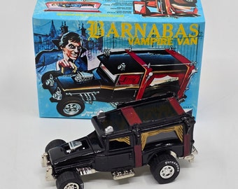 Dark Shadows Barnabas Collins Vampire Van Miniature Box Scale includes Johnny Lightning Vehicle or Just Custom Box You Choose