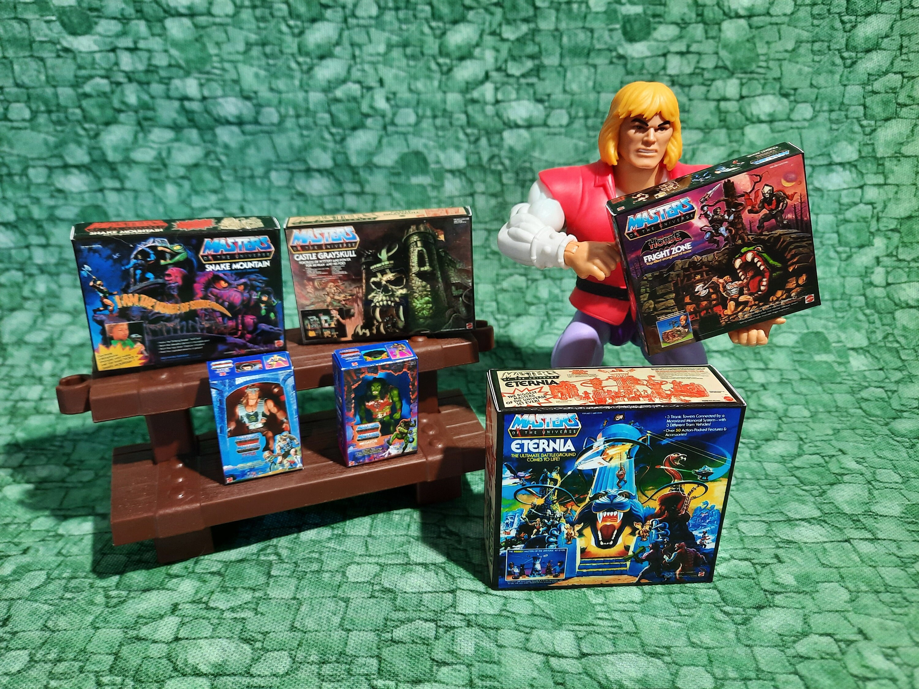 snake mountain eternia minis