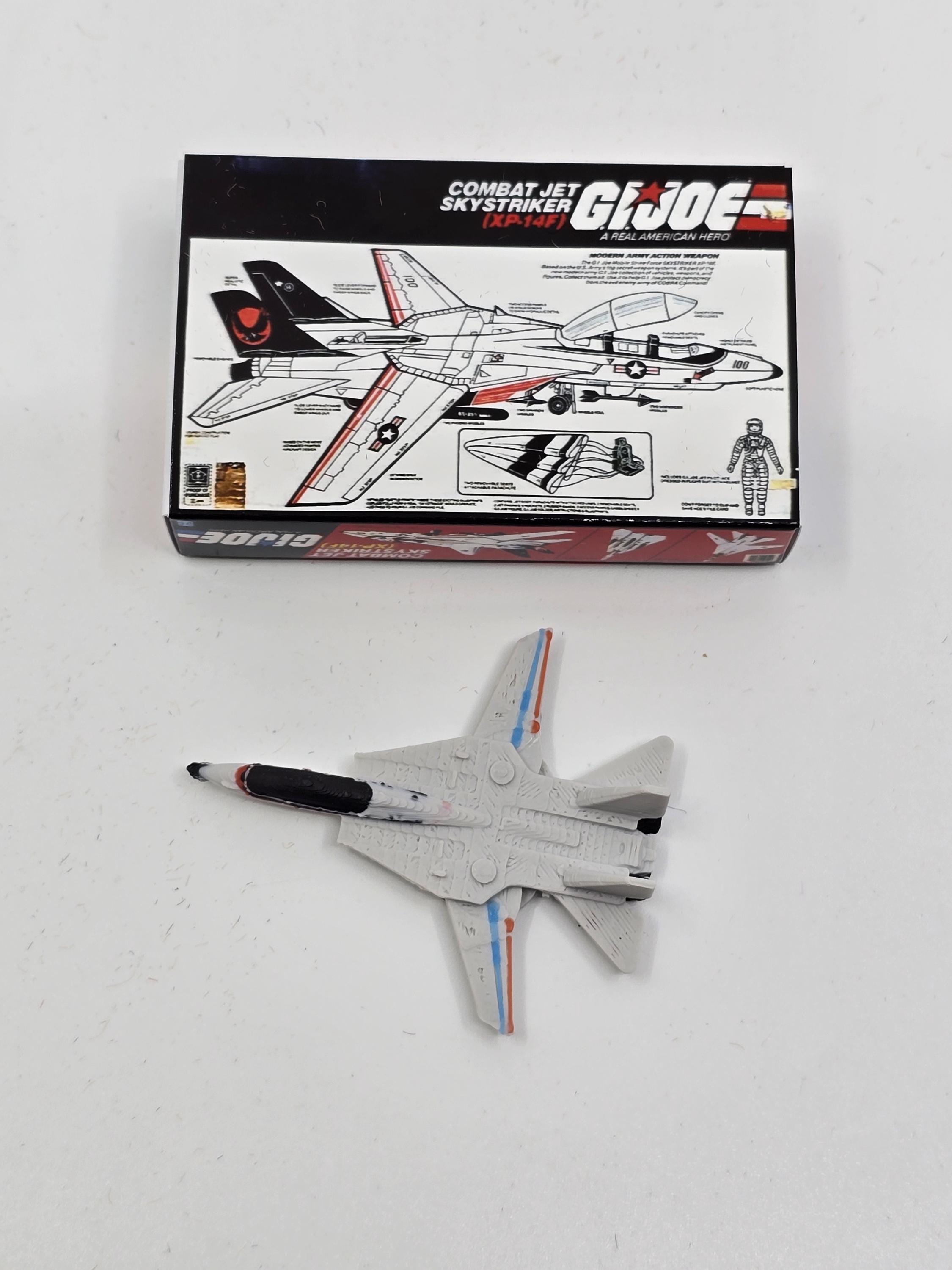 G.I. Joe Custom 1:12 Scale 3D Print Military Combat Jet With Box