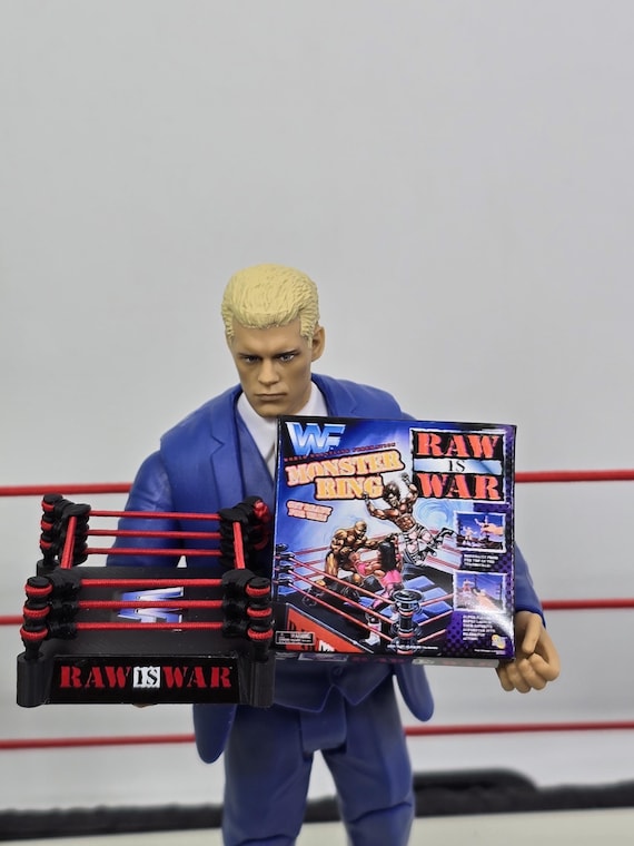 WWE Raw Mattel Wrestling Ring Spring Loaded Launcher 2013 | eBay