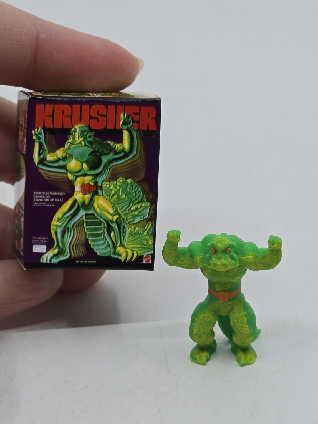 1:12 Scale Krusher Green Monster Custom 3D Print Figure With