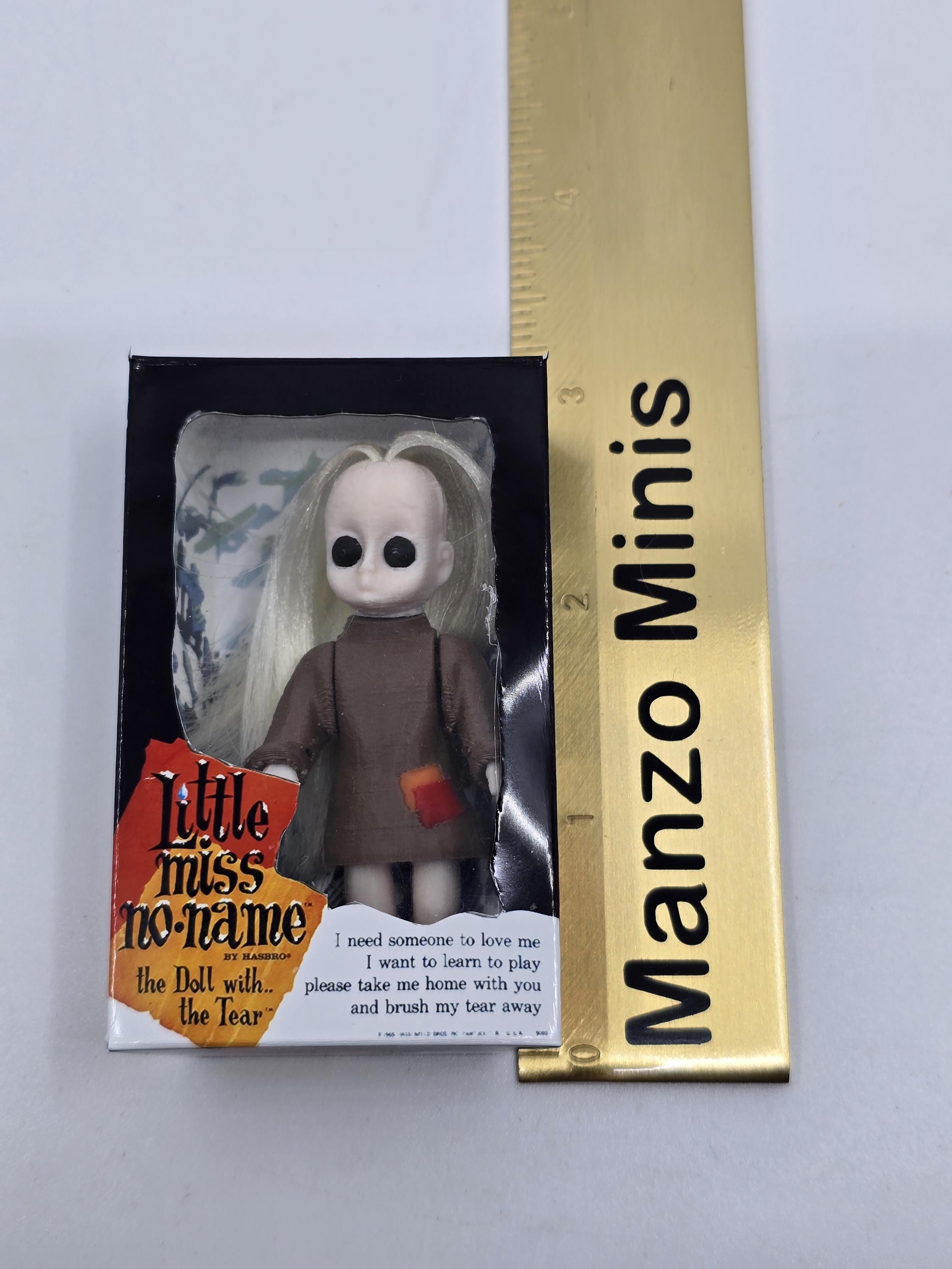 1:6 Scale Little Miss No Name Doll Inspired Retro Miniature Rooted