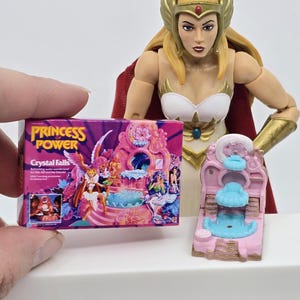 She-Ra Princess of Power 3-D Print Miniature CRYSTAL FALLS and Box 1:12 scale Custom Display Dollhouse MOTU