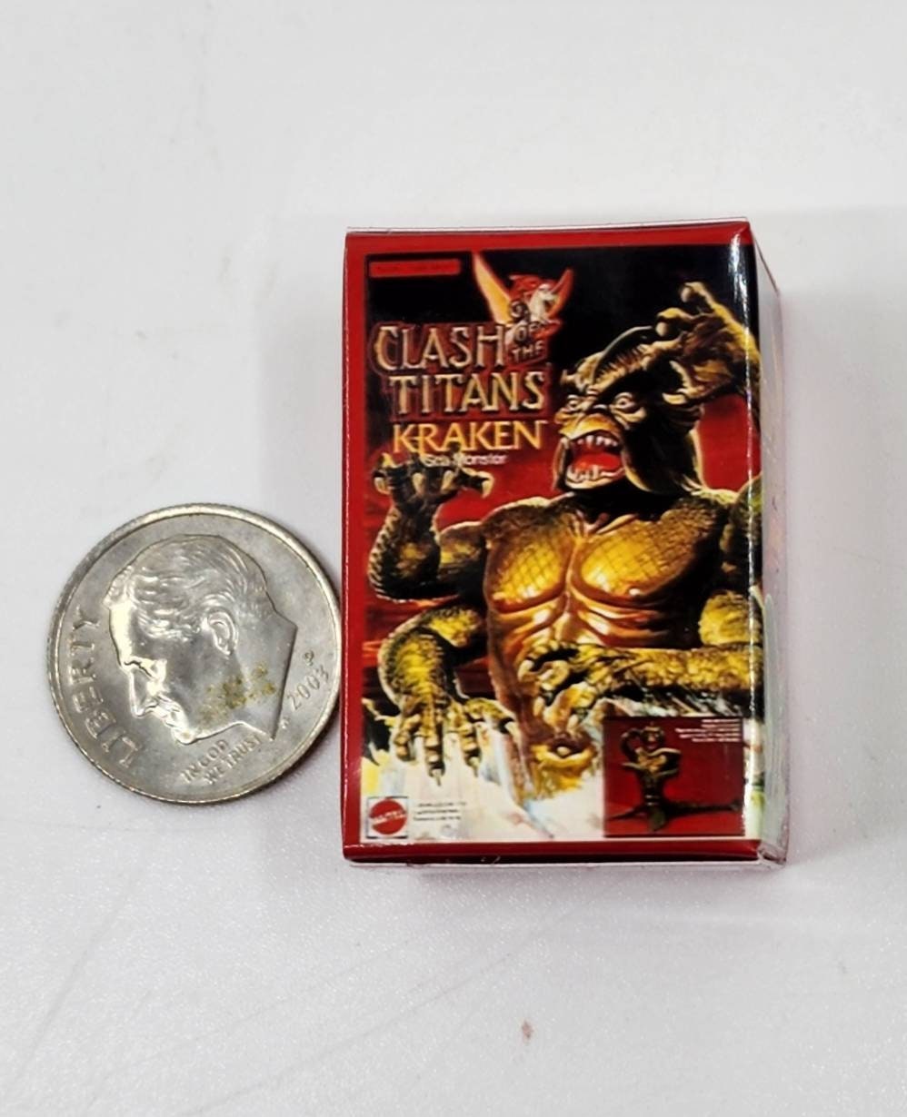 1980 Mattel Clash Of The Titans 12 Inch Kraken COMPLETE (1B)