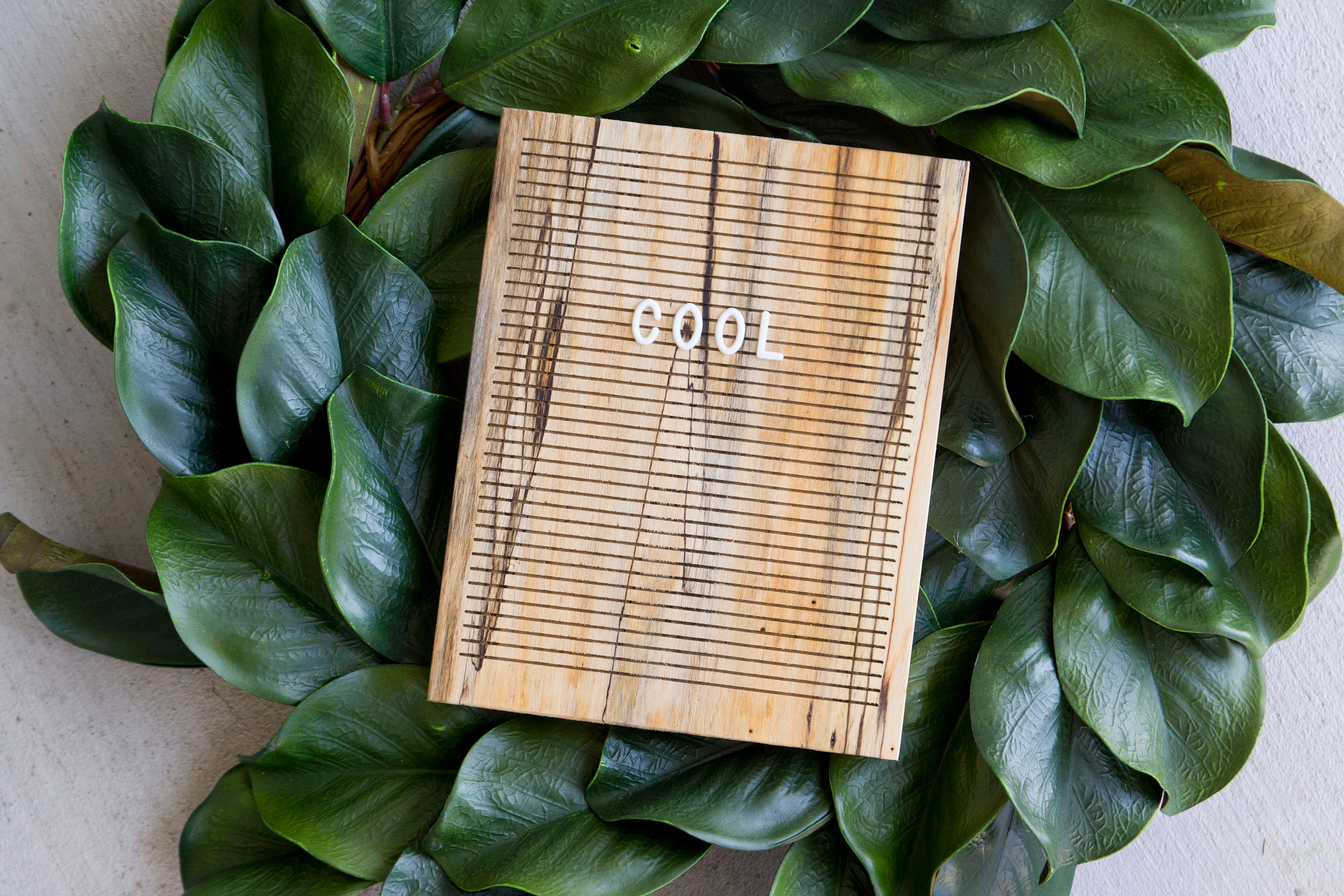 Wooden Letter Board 8x10 Spalted Maple Letterboard, Message Board