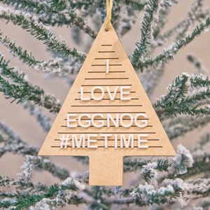 Letterboard Ornament Christmas Tree Set of 2 image 6