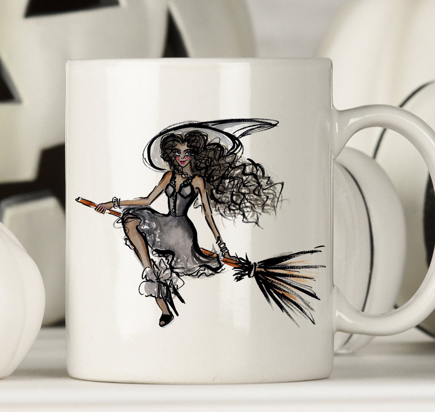 Witch Mug Etsy