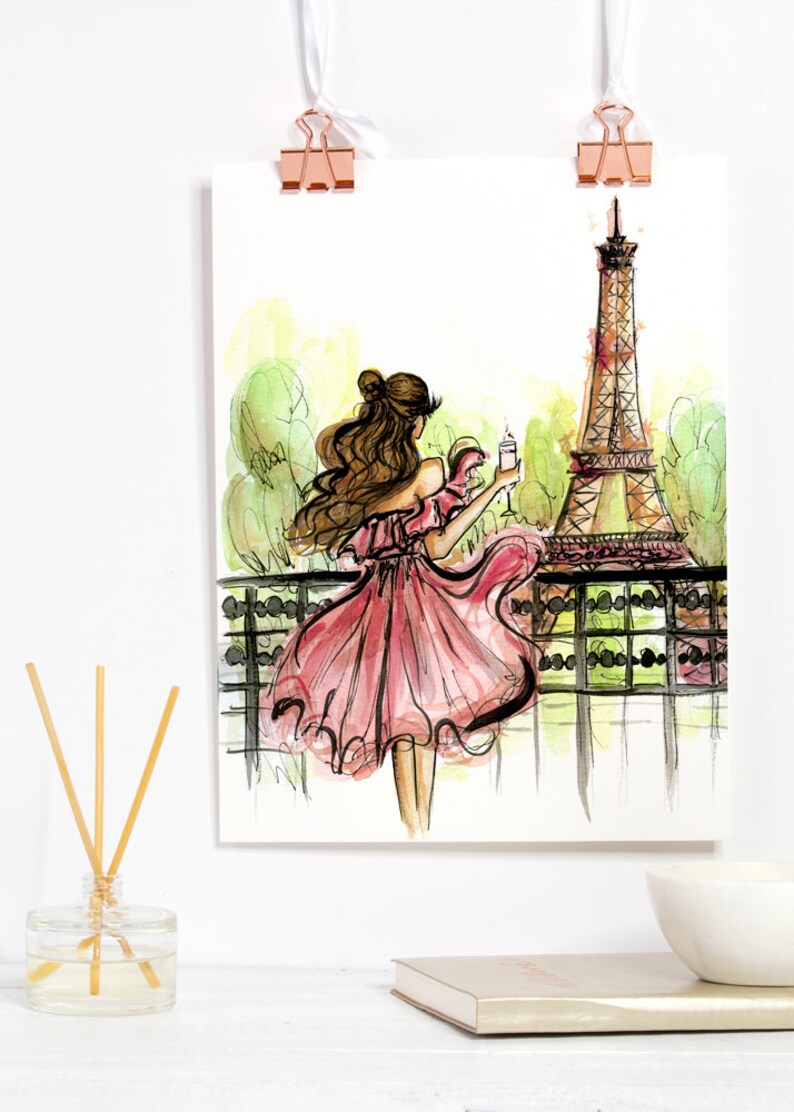 Paris Wall Art for Girls Paris Wall Art Bathroom Wall Decor Etsy