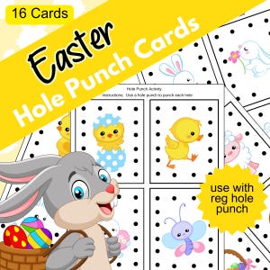 Easter Hole Punch Activities Preschool, Fine Motor Skills Activity, Learning Activity, Montessori, Fine Motor Learning